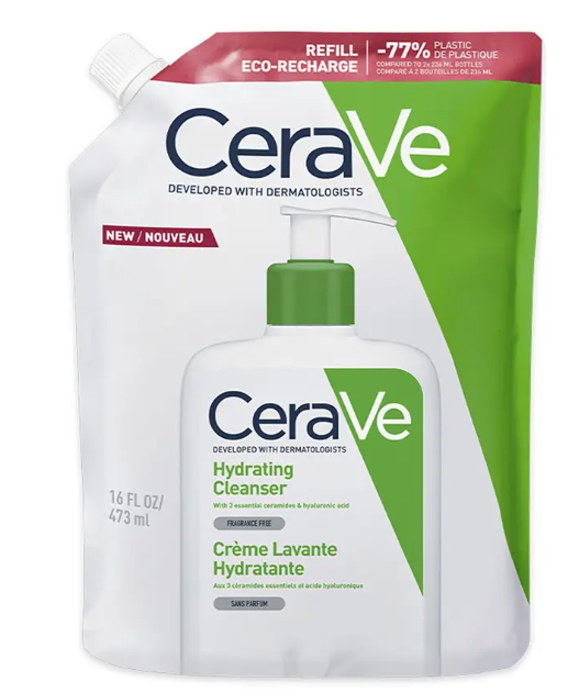 Cerave Detergente Idratante Ricarica Ecologica 473 ml